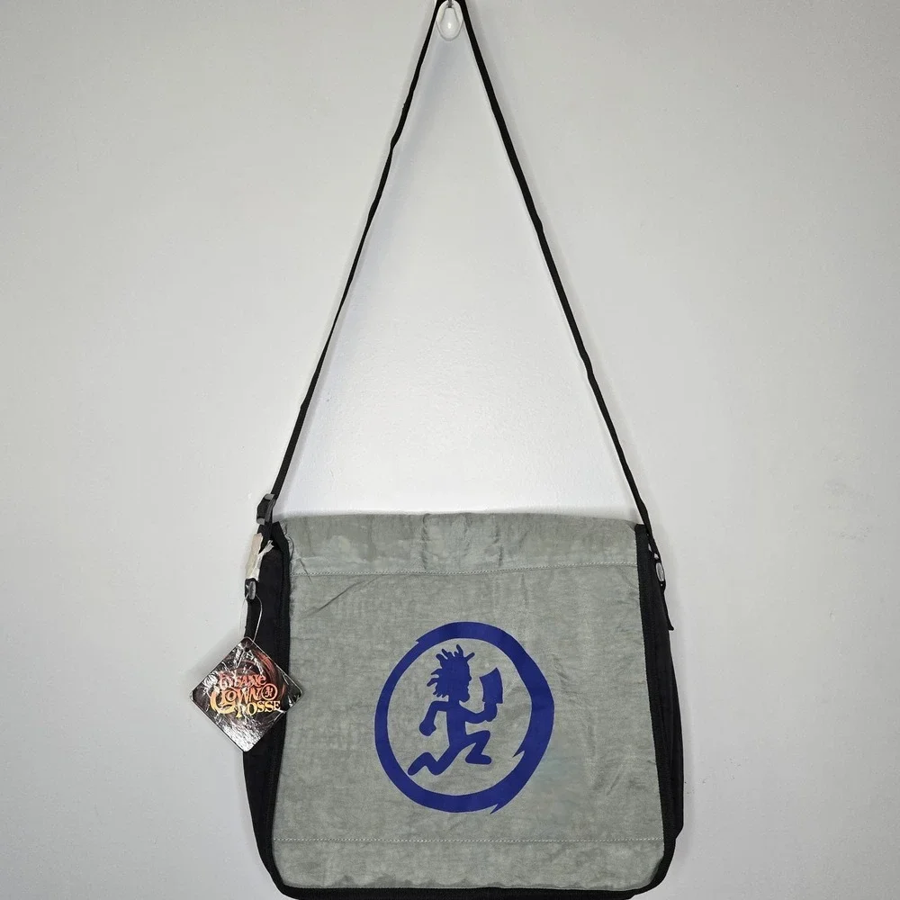 Vtg ICP Y2K 2005 Insane Clown Posse‎ laptop Messenger Bag Juggalo Hatchetman